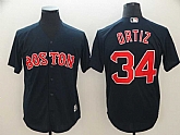 Red Sox 34 David Ortiz Navy Cool Base Jersey,baseball caps,new era cap wholesale,wholesale hats
